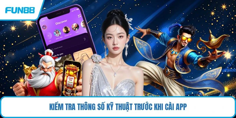 Kiểm tra thông số kỹ thuật trước khi cài app