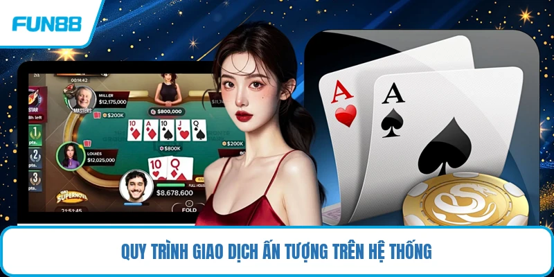 Quy trình giao dịch ấn tượng trên hệ thống